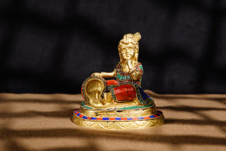 Brass Krishna with Butter Idol